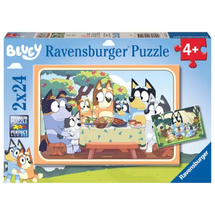 Bluey puzzle 2x24 piese poza produsului