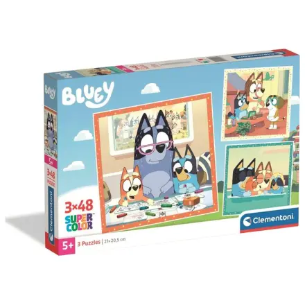 Puzzle Bluey 3x48 piese poza produsului