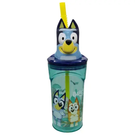 Bluey Splash 3D Pahar cu pai din plastic 360ml poza produsului