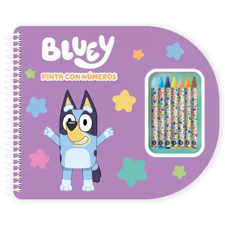 Bluey pictura pe numere caiet poza produsului