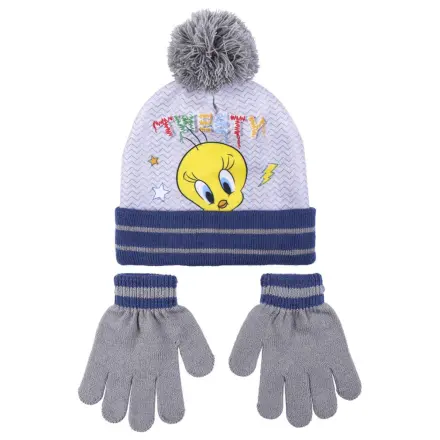Looney Tunes Tweety Set Caciula Copii + Manusi poza produsului