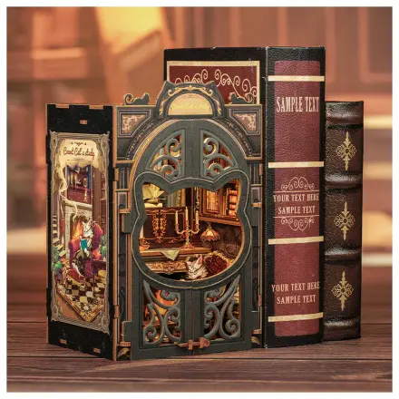 BOOK NOOK KIT DIY Count Cat's Study 108 buc + lumina LED poza produsului