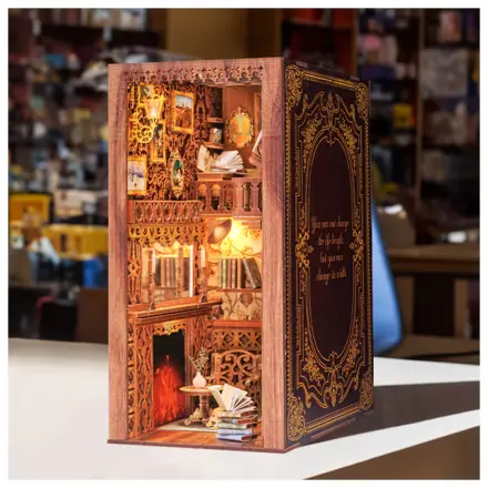 BOOK NOOK KIT DIY Eternal Bookstore 172 bucăți + Lumină LED poza produsului