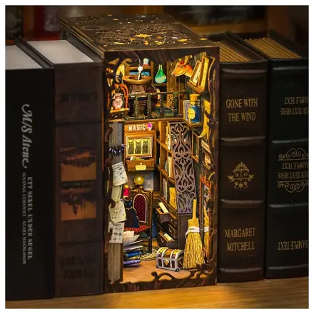 BOOK NOOK KIT DIY Magic Pharmacist 282 piese + set de constructie cu lumina LED poza produsului