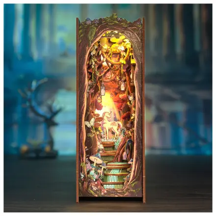 Book Nook Kit DIY The Grace of the Forest 89 buc + Lumină LED poza produsului