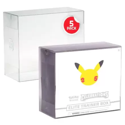 PET Protectors set de 5 pentru Booster Boxes / Elite Trainer Boxes Ver. 2 poza produsului