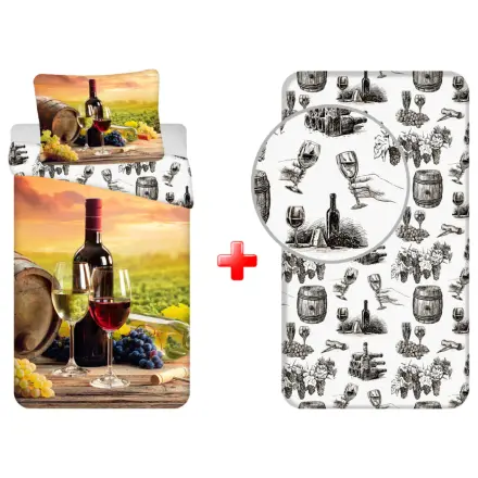 Wine Tasting husa de pilota si set de cearsafuri montate poza produsului