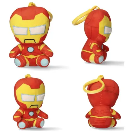 Avengers Iron Man figurina de plus 3D cu umeras, pandantiv pentru geanta 13 cm poza produsului