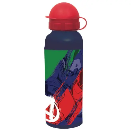 Avengers Multicolour sticla de apa din aluminiu cu capac pentru baut 520 ml poza produsului
