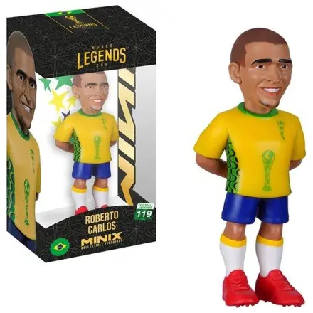 BRAZIL Roberto Carlos Figure Minix World Legends Cup 12 cm poza produsului