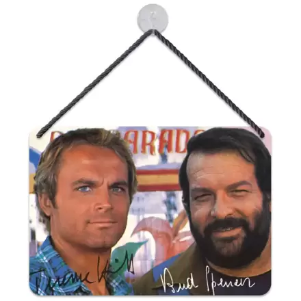 Bud Spencer & Terence Hill Tablă Metalică Autograf 16,5 x 11,5 cm termékfotója