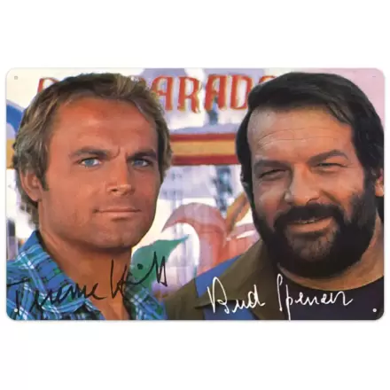 Bud Spencer & Terence Hill Tablă Metalică Autograf 20 x 30 cm termékfotója