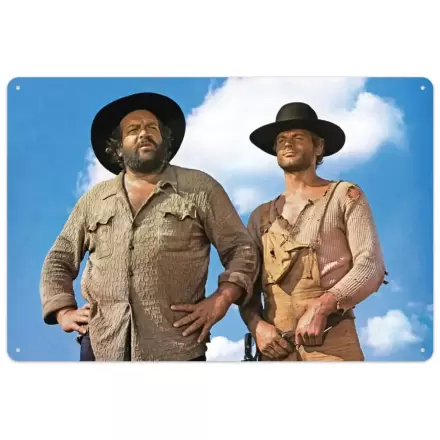 Bud Spencer & Terence Hill Tin Sign Tablă Albastru Sky 20 x 30 cm termékfotója