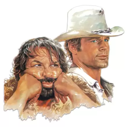 Bud Spencer & Terence Hill 3D Tin Sign Tablă 3D Bud & Terence 45 x 45 cm termékfotója