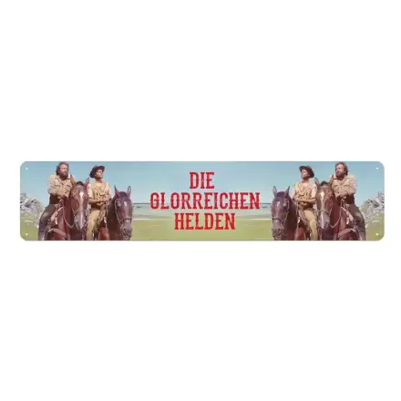 Bud Spencer & Terence Hill Tin Sign Die glorreichen Helden 46 x 10 cmPlacă Metalică Bud Spencer & Terence Hill Die glorreichen Helden 46 x 10 cm poza produsului