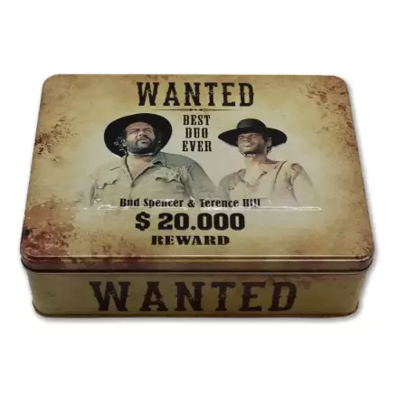 Bud Spencer & Terence Hill Tin box Casetă metalică Wanted termékfotója