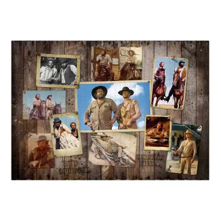 Bud Spencer & Terence Hill Jigsaw Puzzle Fotografie Western pentru perete (1000 piese) termékfotója