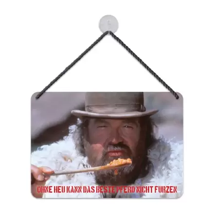 Placă Metalică Bud Spencer Bohnen 16,5 x 11,5 cm poza produsului