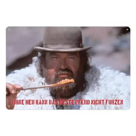 Bud Spencer Tin Sign Bohnen 20 x 30 cm Placă Metalică poza produsului