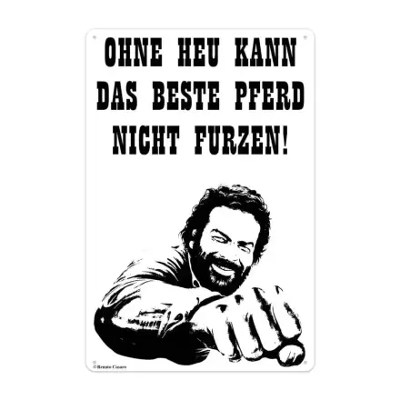 Bud Spencer Placă Metalică Pferd Faust 20 x 30 cm poza produsului