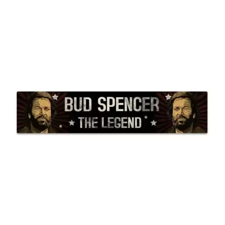 Placă metalică Bud Spencer cu magnet The Legend 16 x 3,5 cm poza produsului