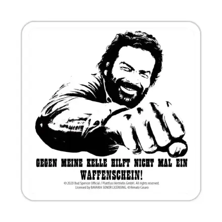 Bud Spencer Tin coasters bucăți Kelle 10 x 10 cm poza produsului