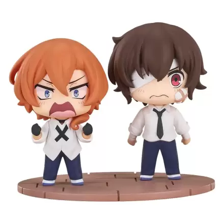 Bungo Stray Dogs Wan! Figurine Chibi Osamu Dazai & Chuya Nakahara: Fourteen-Year-Old Ver. 8 cm termékfotója