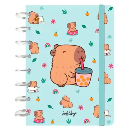 Capibara Bubble Tea Caiet A5 poza produsului