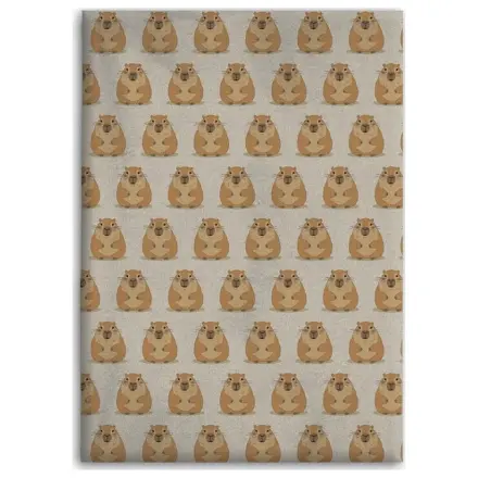 CAPYBARA Pătură de flanelă 110x150cm poza produsului