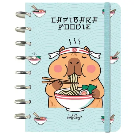 Capybara Foodie caiet A5 poza produsului