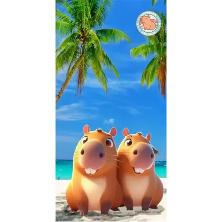 Prosop de plajă din microfibre Capybara poza produsului