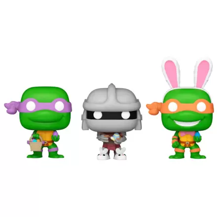 Morcov Pocket POP blister 3 figurine Ninja Turtles Donatello Shredder Michelangelo termékfotója