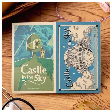 Castle in the Sky Sticker Robot & Castle Laputa Retro poza produsului