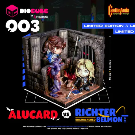 Castlevania DioCube dioramă PVC Alucard Vs Richter Belmont 15 cm termékfotója