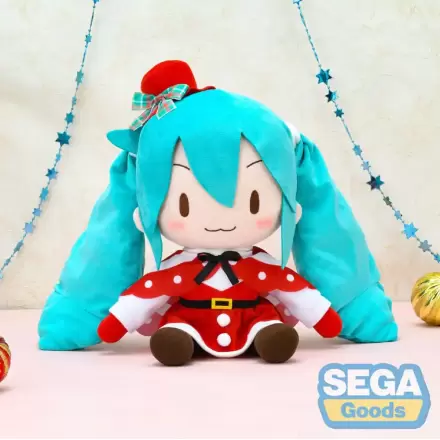 Character Vocal Series 01: Hatsune Miku Fuwa Petit figurina de pluș Hatsune Miku Christmas LL 35 cm poza produsului