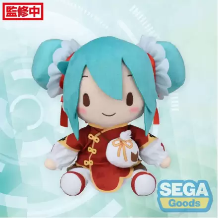 Serie Vocală de Personaje 01: Hatsune Miku Figurina de pluș Fuwa Petit Hatsune Miku Going Out Series Chinatown Ver. M 22 cm termékfotója