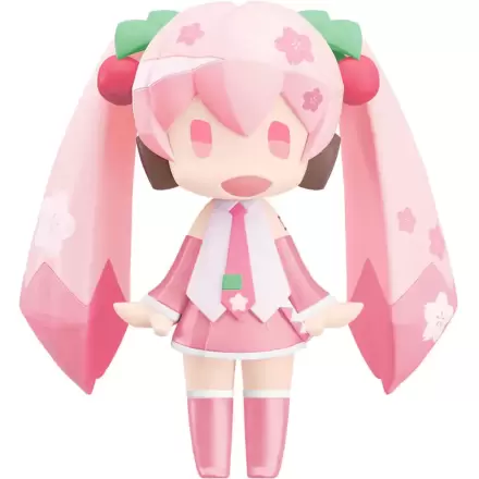 Seria Vocală Personaj 01: Hatsune Miku HELLO! GOOD SMILE Figurina de Acțiune Sakura Miku 10 cm termékfotója