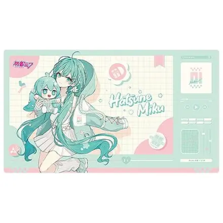 Character Vocal Series 01: Hatsune Miku Miku Hug Series Desk Mat: Flower Ver. Covoraș de birou: Flower Ver. 70 x 40 cm poza produsului