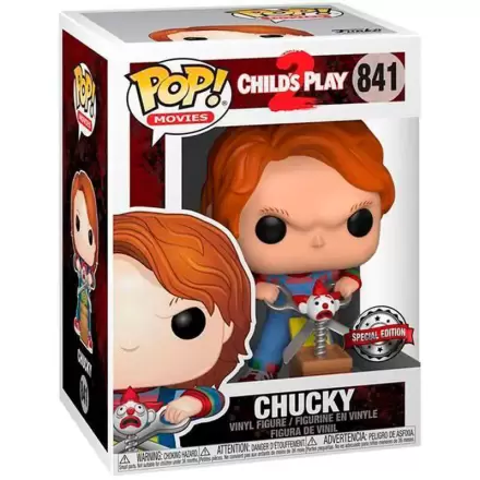 Child´s Play POP! Movies Figurina Vinil Chucky cu Buddy & Foarfecă Gigant 9 cm termékfotója