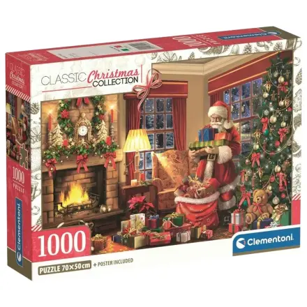 Christmas Santa's Visit puzzle jigsaw de 1000 de piese poza produsului