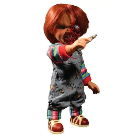 Child´s Play 3 Designer Series Păpușă Vorbitoare Pizza Face Chucky 38 cm termékfotója