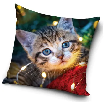 Fată de pernă lumini confortabile cu tematică pisici poza produsului