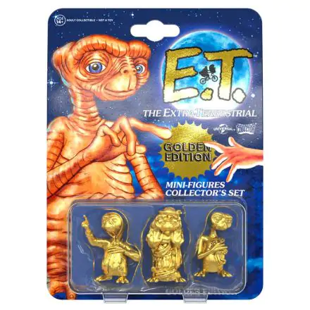 E.T. the Extra-Terrestrial Collector's Set Mini Figurine 3-pack Ediție Aurie 5 cm poza produsului