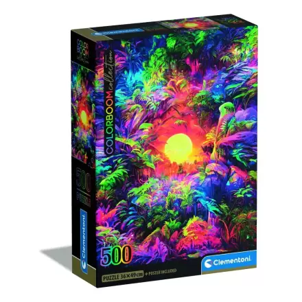 Color Boom Psychedelic Jungle Sunrise puzzle 500 piese termékfotója