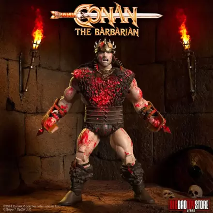 Conan the Barbarian Ultimates figurina de actiune Conan Blood Soaked Pit Fighter 18 cm poza produsului