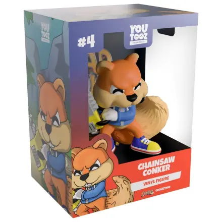 Conker’s Bad Fur Day figurina de vinil Chainsaw Conker 8 cm poza produsului