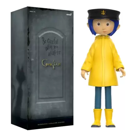 Figurină de acțiune de vinil Coraline Supersize Coraline cu Pălărie (Ochi de Nasturi) 40 cm termékfotója