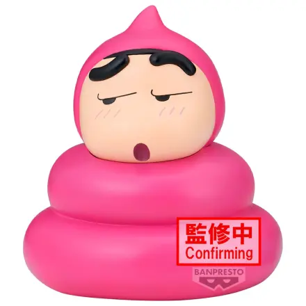 Crayon Shinchan Sofvimates Shinnosuke Nohara Poop Cosplay ver O figurina 13cm poza produsului