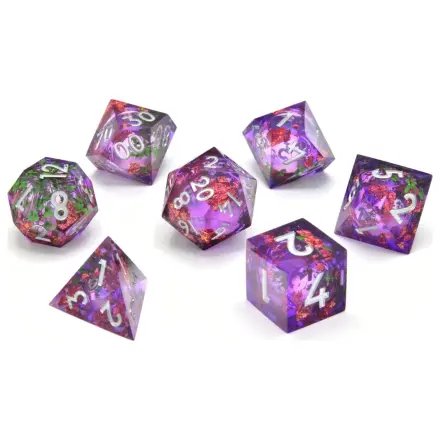 CritStones Liquid Core Dice Set Visul Herboristului poza produsului
