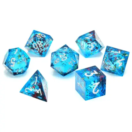 CritStones Liquid Core Dice Set Mermaid's Maelstrom poza produsului